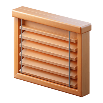 sought-after art deco Window blinds, Venetian, closed, NO BACKGROUND with Transparent Background. ultra HD png