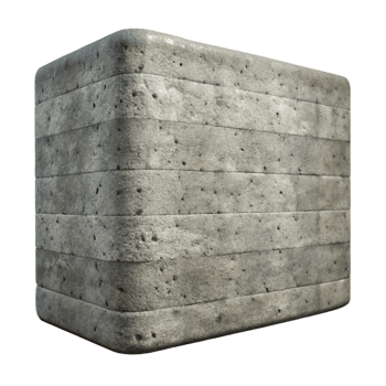 calm magnificent Concrete wall, textured, grey, NO BACKGROUND with Transparent Background. museum quality png