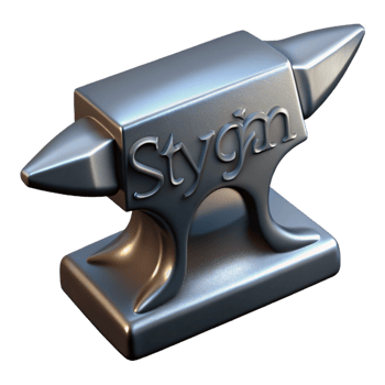 unparalleled surreal Stygian Iron, metal from the underworld, mythical material, NO BACKGROUND with Transparent Background. professional png