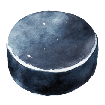 Dark watercolor circle shape on transparent background. png