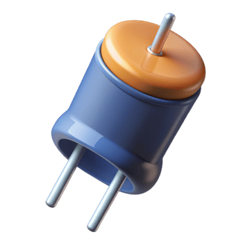 timeless urban A capacitor, electronic component. NO BACKGROUND with Transparent Background. original png