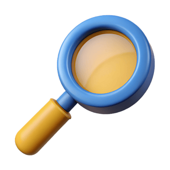dazzling dramatic baroque A magnifying glass, classic design. NO BACKGROUND with Transparent Background. premium png