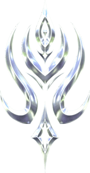 Bold Metallic Icon with Iridescent Y2K Feel png