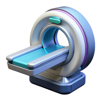 magnificent calm rustic Futuristic medical scanner, advanced technology, diagnostic tool, sleek design. NO BACKGROUND with Transparent Background. original png