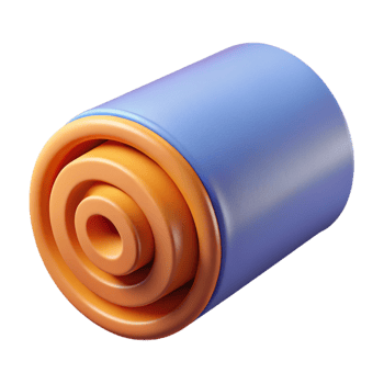 glorious urban Roll of insulation material NO BACKGROUND with Transparent Background. impeccable png