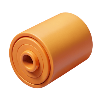 playful enchanting Roll of insulation material NO BACKGROUND with Transparent Background. exclusive png