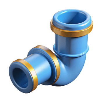 memorable abstract Plumbing pipe fitting NO BACKGROUND with Transparent Background. top-tier png