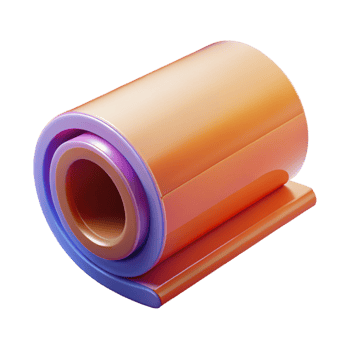 notable mid-century Roll of wallpaper NO BACKGROUND with Transparent Background. 4K png