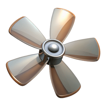 standout abstract Ceiling fan blade NO BACKGROUND with Transparent Background. genuine png