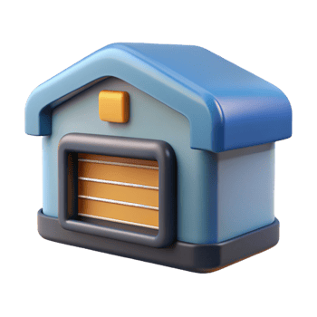 spectacular joyful abstract Garage door opener NO BACKGROUND with Transparent Background. crisp png