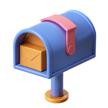 mesmerizing peaceful tropical Mailbox NO BACKGROUND with Transparent Background. original png