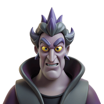 gorgeous tropical Hades, God of the Underworld, stern expression, NO BACKGROUND with Transparent Background. detailed png