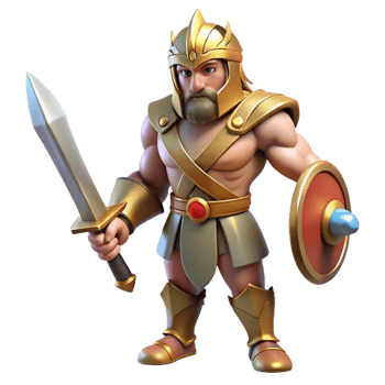 exceptional avant-garde Ares, God of War, holding sword, NO BACKGROUND with Transparent Background. masterfully captured png