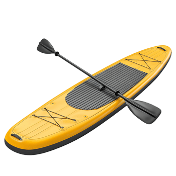 Inflatable Paddleboard on transparent png