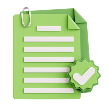 Approved Document 3D Illustration png