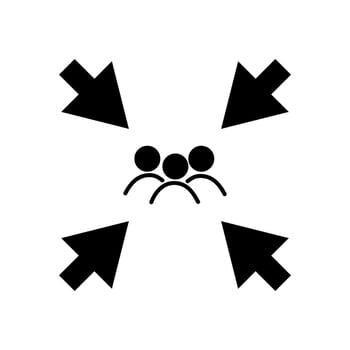 Muster point icon on white background vector