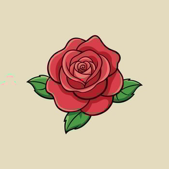 Rose flower, valentine wedding bouquet and valentine greeting card vector
