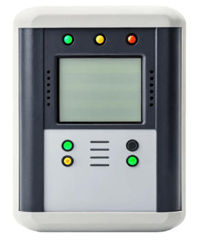 Control panel featuring indicator lights for easy monitoring on a transparent background png
