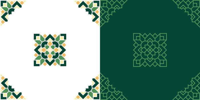 Oriental Geometric Mandala Ornament for Pattern or Motif vector