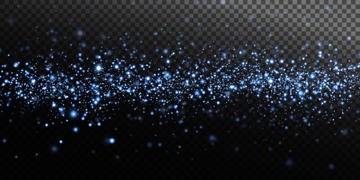 An Elegant Blue Sparkle Background vector