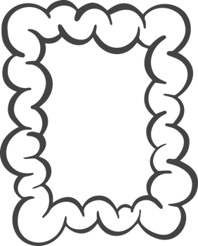 Abstract cloud shape. Funky playful element of graffiti soap suds. Retro blob of cartoon bubbles. Groovy outline manga smoke. Funny rectangle frame png