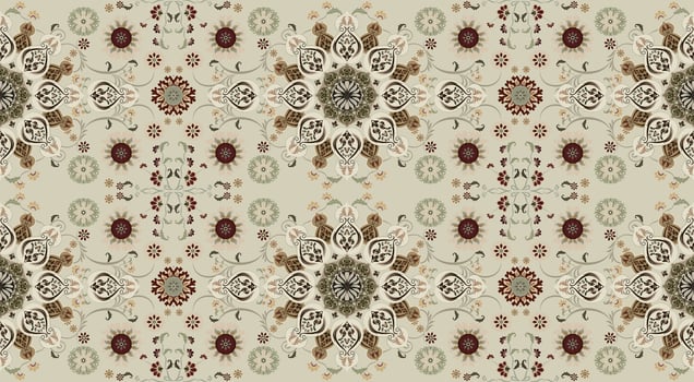 Transform your projects with this beautiful damask pattern file, perfect for adding elegance. vector
