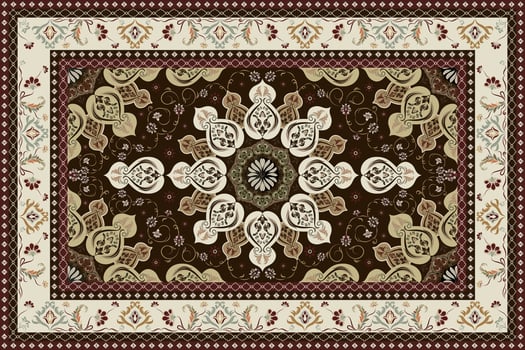 Create standout projects with the rich textures of these Persian carpet patterns vector