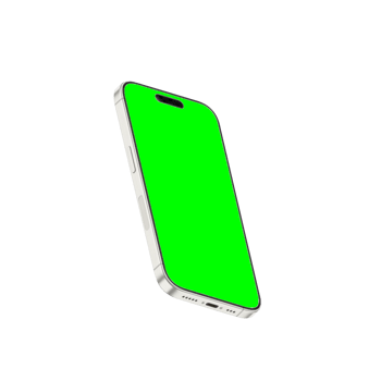 Phone frame green screen png