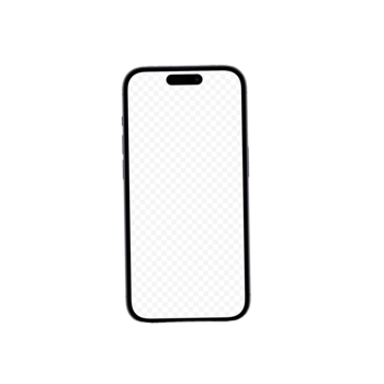 Phone black for mock up design png