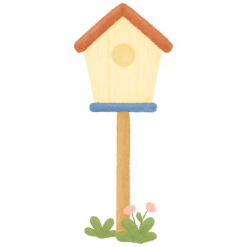 Wooden bird house png