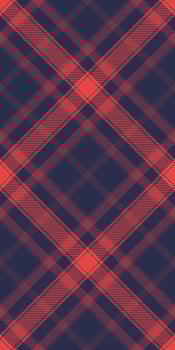 Suit background check tartan, vintage texture fabric pattern. Track textile plaid seamless in red and dark colors. vector