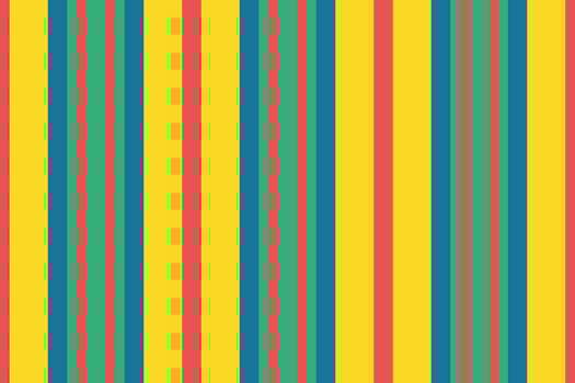 Vcratched background lines textile, bed stripe seamless. Dilk texture fabric pattern vertical in red and mint colors. vector