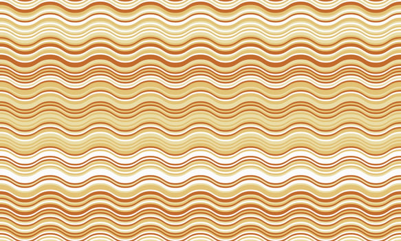Seamless wavy lines pattern in warm earth tones. Perfect for backgrounds, textile designs, or website banners. Evokes feelings of warmth, comfort, and natural flow. vector