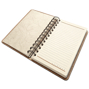 Sprial bound note book png