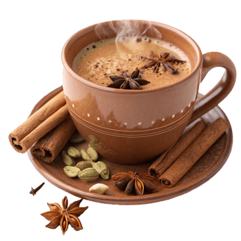 Tasty indian masala tea png