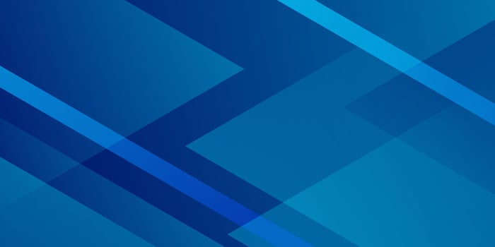 Abstract triangle colorful blue geometric background. Trendy shapes pattern color background vector