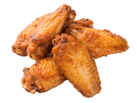 Crispy Fried Chicken Wings Close-Up png