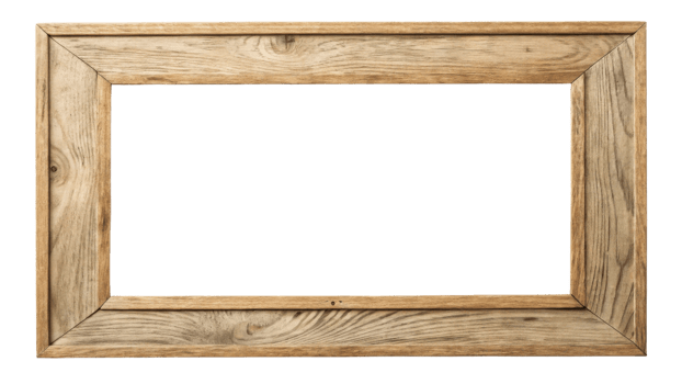 Wooden frame, rustic design, empty space, natural texture, home decor, wall art png