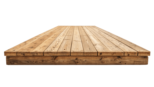 Wooden deck surface with natural texture and warm tones, ideal for outdoor settings and relaxation png