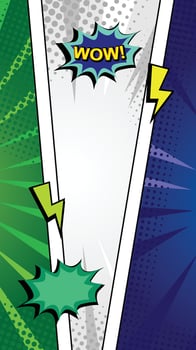 Orange and Yellow Background panel comic manga panel pop art style. with retro style, trendy and creative for social media, poster and book magazine vector