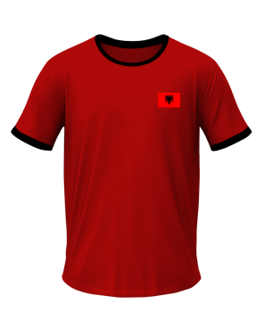 Albania soccer shirt with transparent background png