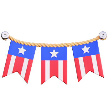 patriotic flag clipart, , transparent png
