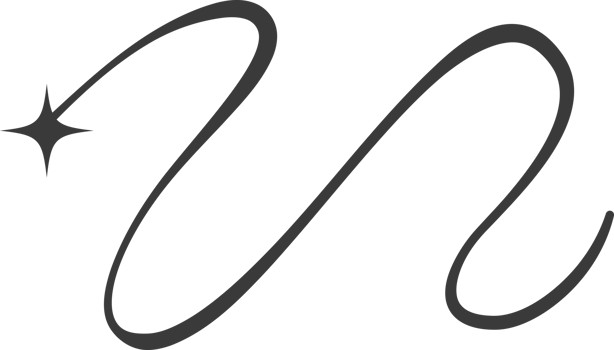 Swirl line with stars. Curved flourish tails of comet. Decorative Y2k scroll and stroke. Wavy simple swish with falling and flying sparkle png