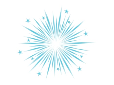 Comic blurred color lines with motion stars with radial focus for high energy effects. Graphic high speed explosion. Comic high speed beam, design for manga and anime graphics. . vector