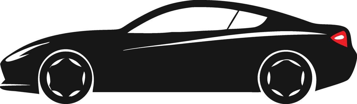 Black Sports Car Vehicle Illustration vector