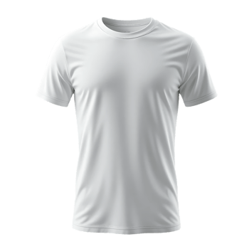 white front view shirt mockup png