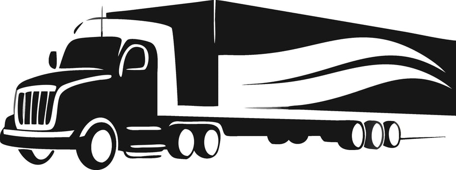 Truck Semi Trailer Transportation Cargo vector