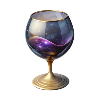 elegant contemporary Empty Wine Glass Transparent Background original png