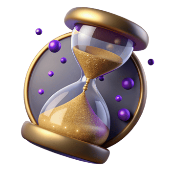 serene artistic Falling Sand Grains From Hourglass Cutout high quality png