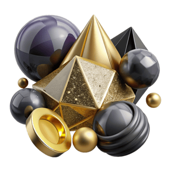 extraordinary rustic Geometric Shapes Cutout Collection on Transparent Background original png